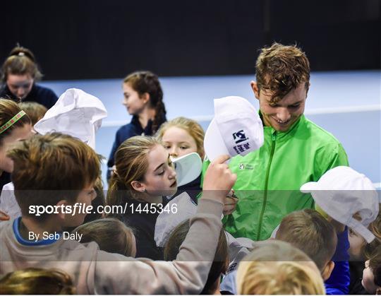 Irish Davis Cup team practice session