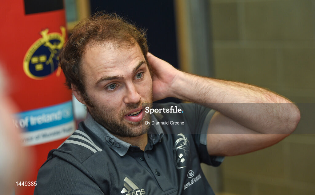 Sportsfile - Munster Rugby Press Conference and Squad Training - 1449385