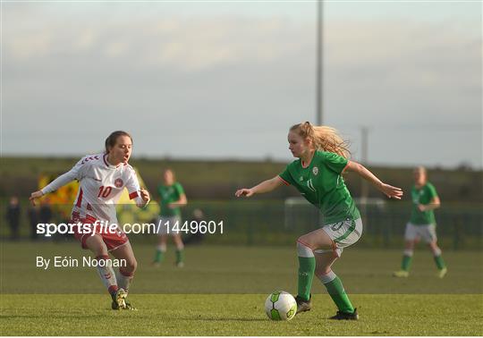 Republic of Ireland v Denmark - Women's Under 17 International Friendly