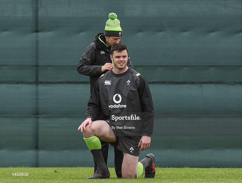 Sportsfile - Ireland Rugby Squad Training and Press Conference - 1450836