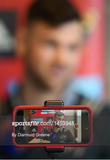 Munster Rugby Press Conference and Squad Training Munster Rugby Press Conference and Squad Training