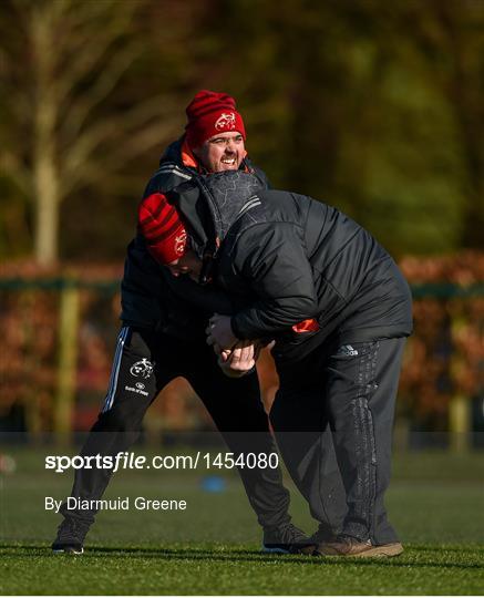 Munster Rugby Press Conference and Squad Training Munster Rugby Press Conference and Squad Training