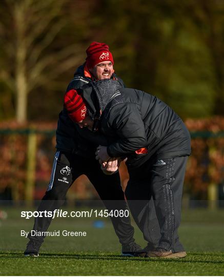 Munster Rugby Press Conference and Squad Training