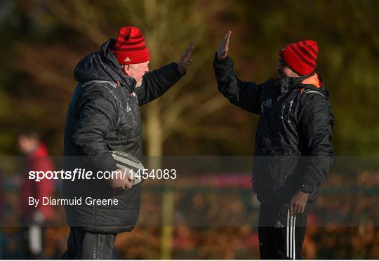 Munster Rugby Press Conference and Squad Training