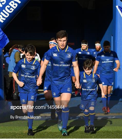 Minis/Mascots at Leinster v Scarlets - Guinness PRO14 Round 15