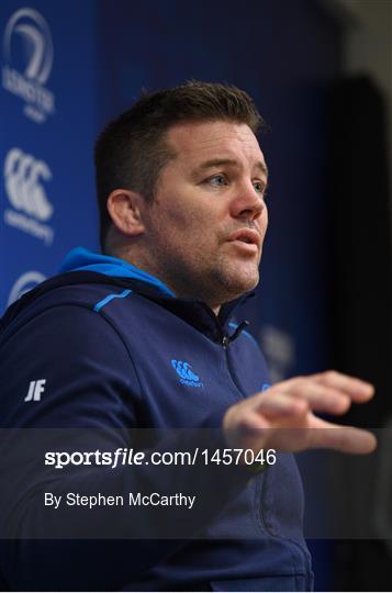 Leinster Rugby Press Conference and Squad Training