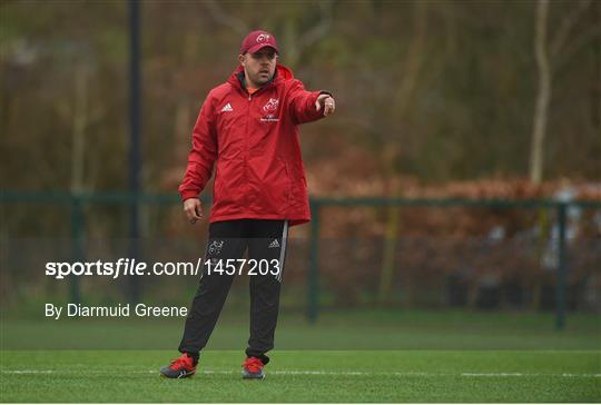 Munster Rugby Press Conference and Squad Training Munster Rugby Press Conference and Squad Training