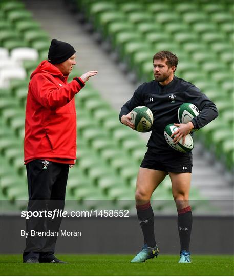 Wales Rugby Captain's Run and Press Conference