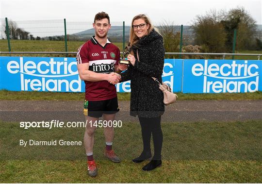 Man of the Match at St Mary's University College v GMIT Letterfrack - Electric Ireland HE GAA Fergal Maher Cup Final Man of the Match at St Mary's University College v GMIT Letterfrack - Electric Ireland HE GAA Fergal Maher Cup Final