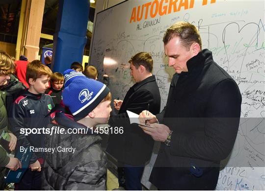 Pre-Match Activites at Leinster v Southern Kings - Guinness PRO14 Round 16
