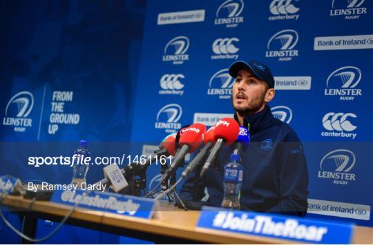 Leinster Rugby Press Conference and Squad Training Leinster Rugby Press Conference and Squad Training