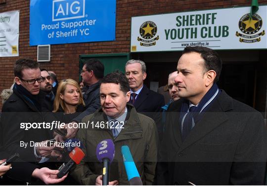 Sheriff Youth Club local sporting initiatives launch with AIG Ireland and JLT Ireland