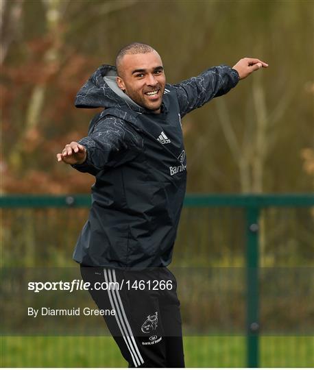 Munster Rugby Press Conference and Squad Training