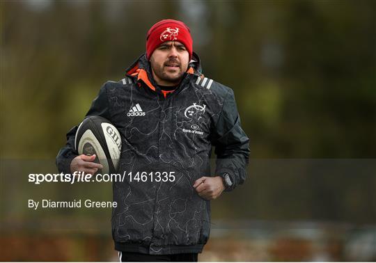 Munster Rugby Press Conference and Squad Training