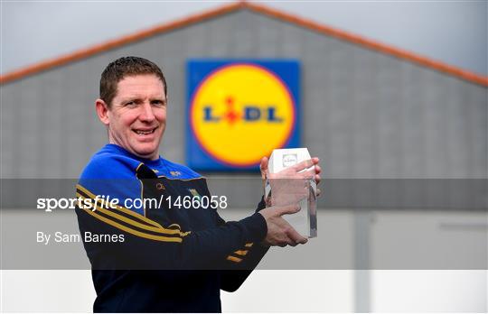 Lidl/Irish Daily Star Manager of the month presentation