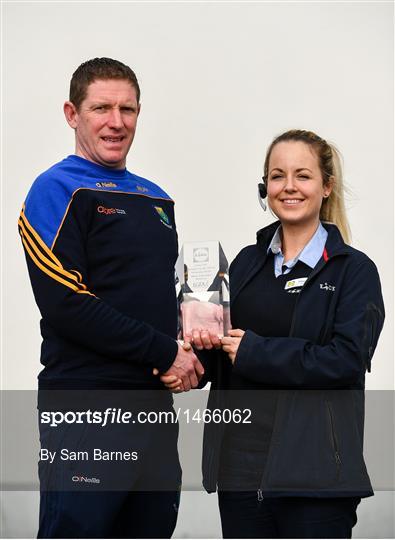 Lidl/Irish Daily Star Manager of the month presentation