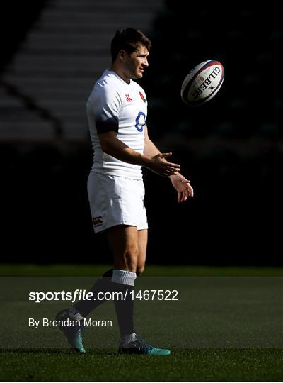 England Rugby Captain's Run and Press Conference