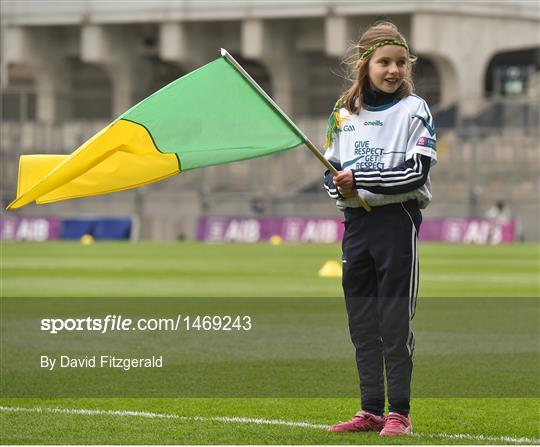 AIB Flagbearers at Corofin v Nemo Rangers - AIB GAA Football All-Ireland Senior Club Championship Final