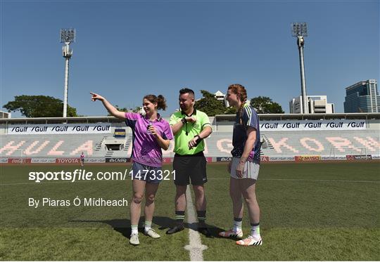 TG4 Ladies Football All-Star Tour 2018 - 2016 All-Stars v 2017 All-Stars Exhibition match - Saturday 17th March TG4 Ladies Football All-Star Tour 2018 - 2016 All-Stars v 2017 All-Stars Exhibition match - Saturday 17th March