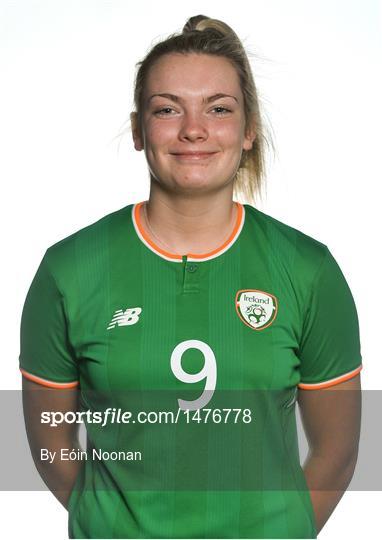 Republic of Ireland Women's U19 Squad Portraits
