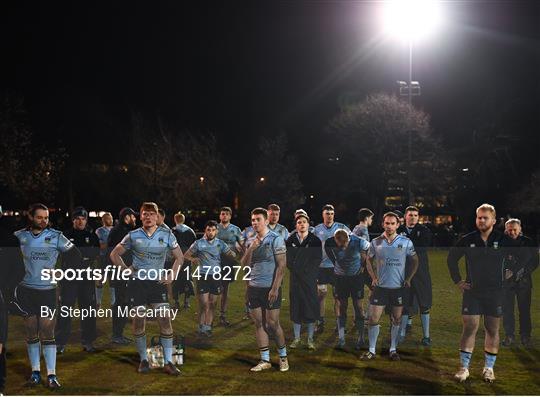 UCD v Trinity - 66th Annual Rugby Colours Match 2018