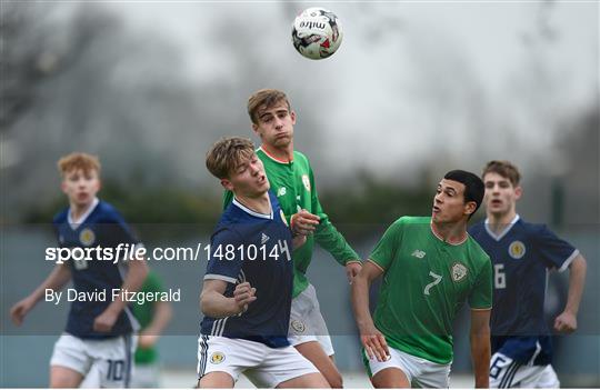 Republic of Ireland v Scotland - U18s Schools Republic of Ireland v Scotland - U18s Schools