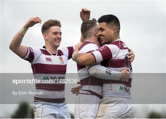 Tullow RFC v Wicklow RFC - Bank of Ireland Provincial Towns Cup Semi-Final