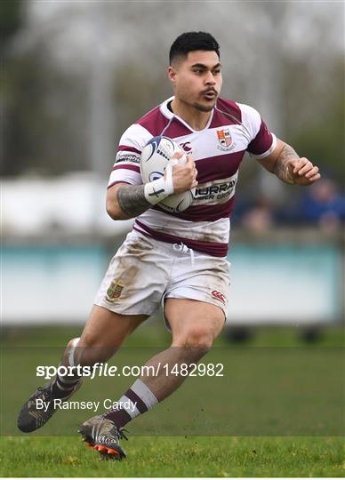 Tullow RFC v Wicklow RFC - Bank of Ireland Provincial Towns Cup Semi-Final