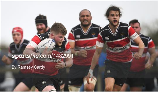 Tullow RFC v Wicklow RFC - Bank of Ireland Provincial Towns Cup Semi-Final