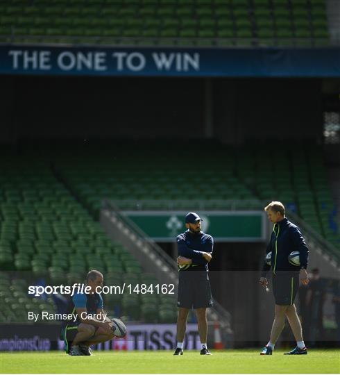 Leinster Rugby Captain's Run and Press Conference