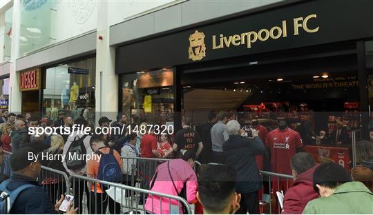 Ian Rush visits the Liverpool FC Store