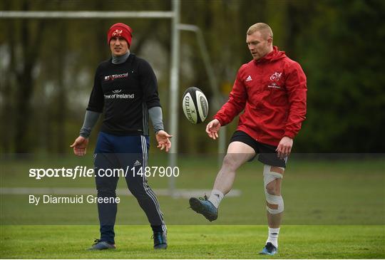 Munster Rugby Squad Traning and Press Conference