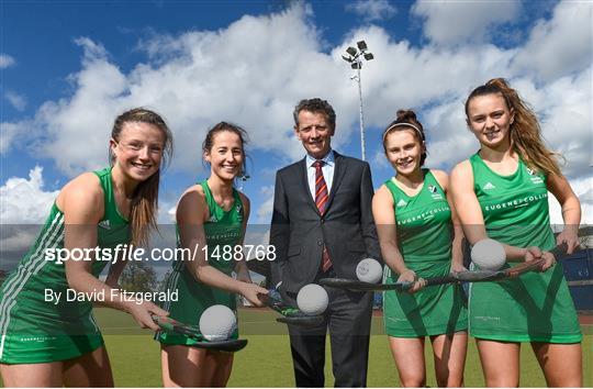Eugene F Collins & Hockey Ireland sponsorship announcement Eugene F Collins & Hockey Ireland sponsorship announcement