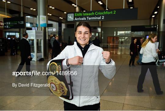 WBA and IBF World Lightweight World Champion Katie Taylor homecoming