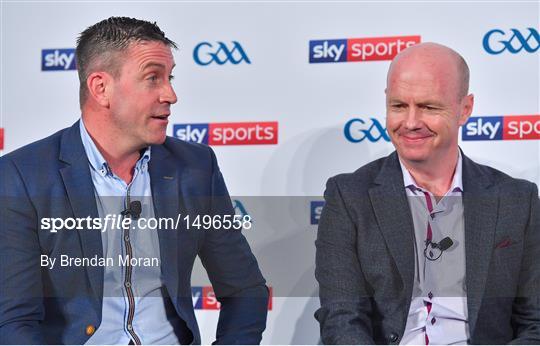 Launch of Sky GAA 2018 championship coverage