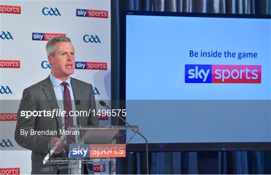 Launch of Sky GAA 2018 championship coverage Launch of Sky GAA 2018 championship coverage