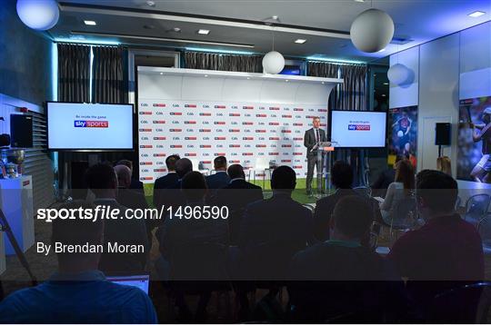 Launch of Sky GAA 2018 championship coverage Launch of Sky GAA 2018 championship coverage