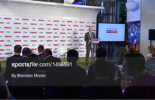 Launch of Sky GAA 2018 championship coverage Launch of Sky GAA 2018 championship coverage