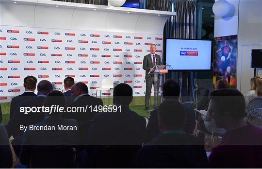 Launch of Sky GAA 2018 championship coverage