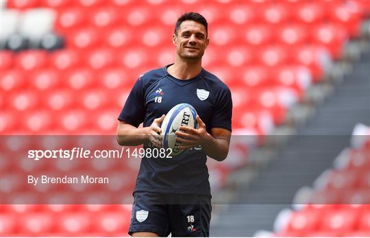 Racing 92 Rugby Captain's Run and Press Conference