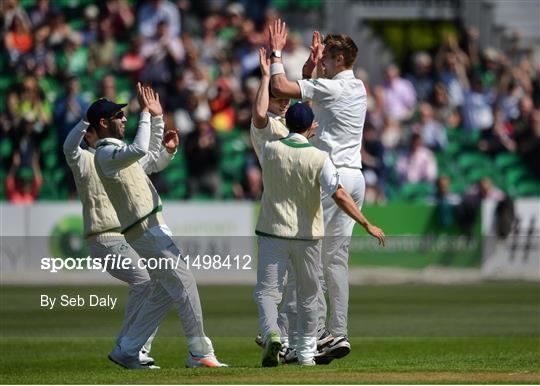 Ireland v Pakistan - International Cricket Test match - Day Two