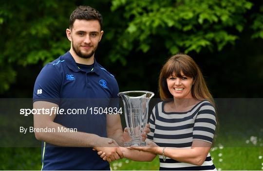 Bank of Ireland Leinster Rugby Player of the Month for March, April and May