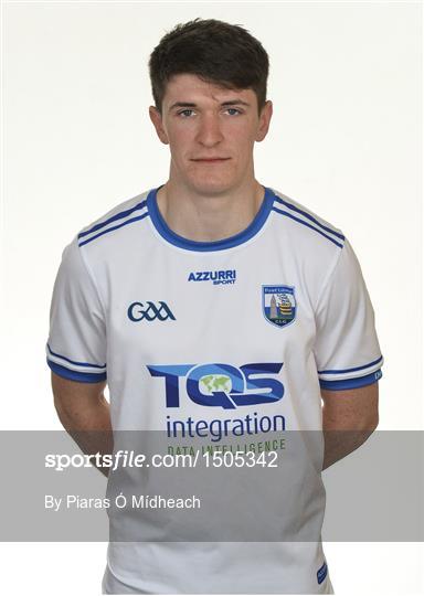 Waterford Hurling Squad Portraits 2018 Waterford Hurling Squad Portraits 2018