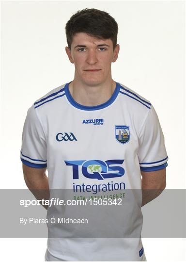 Waterford Hurling Squad Portraits 2018