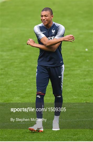 France Training Session and Press Conference