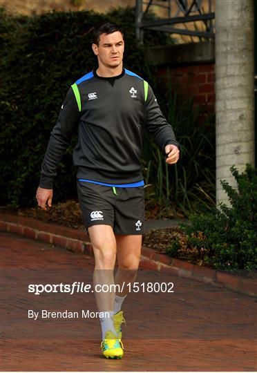 Ireland Rugby Squad Training and Press Conference