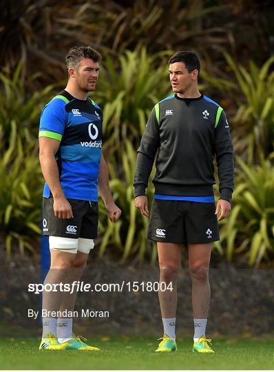 Ireland Rugby Squad Training and Press Conference