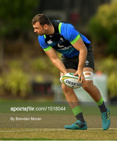 Ireland Rugby Squad Training and Press Conference