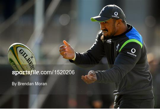 Ireland Rugby Squad Training and Press Conference