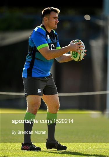 Ireland Rugby Squad Training and Press Conference